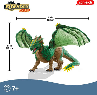 schleich 70791 Dschungeldrache, ab 7 Jahren, ELDRADOR CREATURES - Spielfigur, 19 x 22 x 13 cm