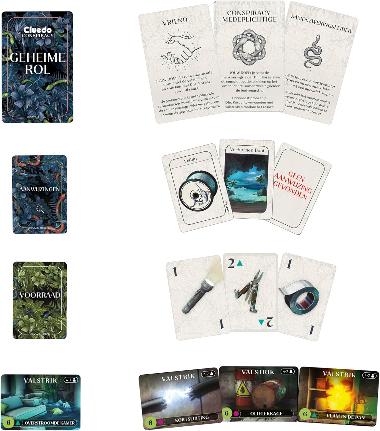 Cluedo Conspiracy Board Game for Teens and Adults (Dutch Version