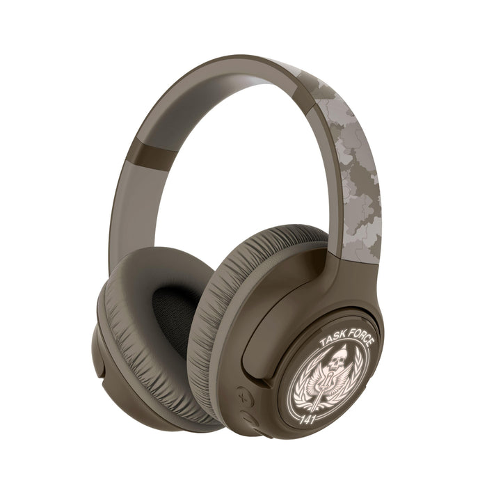 OTL Technologies COD290 Call of Duty LED Light Up Foldable Wireless Headphones Desert Sand Camo