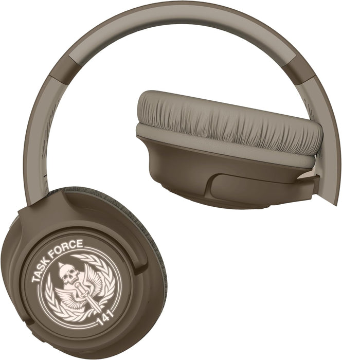 OTL Technologies COD290 Call of Duty LED Light Up Foldable Wireless Headphones Desert Sand Camo
