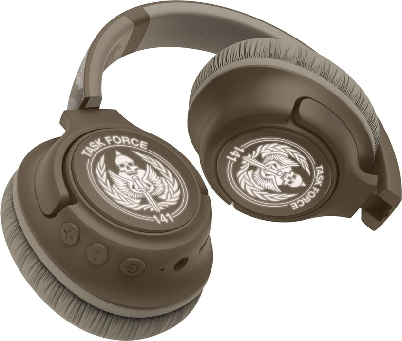 OTL Technologies COD290 Call of Duty LED Light Up Foldable Wireless Headphones Desert Sand Camo
