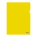 Favorit, L-Shaped Folders, Pack of 25, Size 22 x 30 cm with at Least 30% Bio Based Polyethylene, High Thickness Yellow