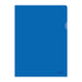 Favorit, 25 x L Folders, Size 22 x 30 cm with at Least 30% Bio Based Polyethylene, High Thickness in Blue