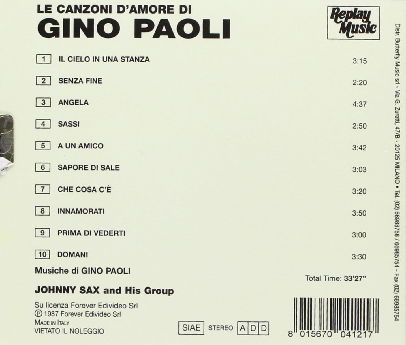 Le Musiche E Le Canzoni D`Amore
