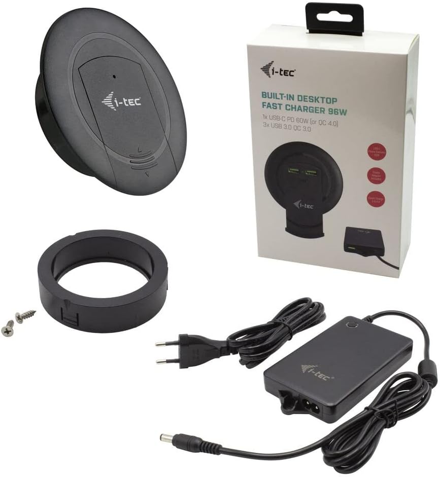 i-tec DESK CHARGER USB-C/A 96W