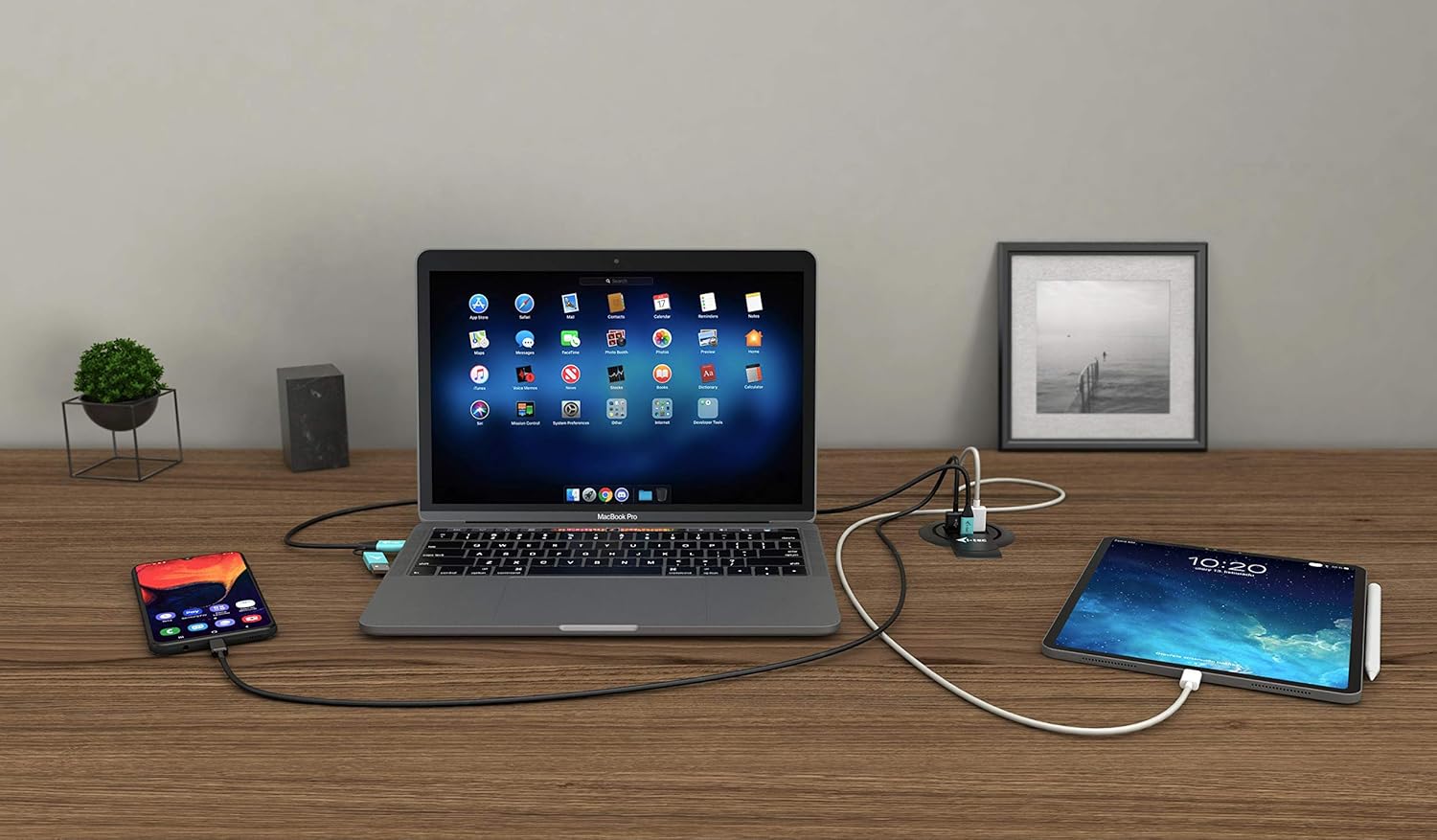i-tec DESK CHARGER USB-C/A 96W