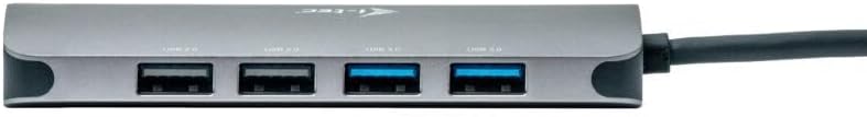 i-tec USB-C Metal Nano 2x Display Docking Station PD 100W mit Charger 112W