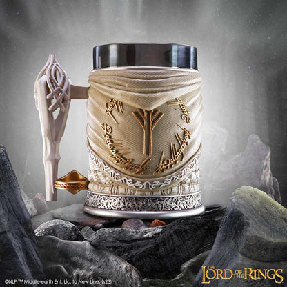 Nemesis Now Lord of the Rings Gandalf The White Tankard 15cm, Resin, White, Officially Licensed Lord of the Rings Merchandise, Cast in the Finest Resin, Expertly Hand-Painted
