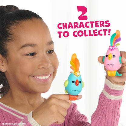 Fingerlings Sweet Tweets Interactive Bird: Debbie, Record & Play Secret Messages, 40+ Sounds & Reactions, Pink
