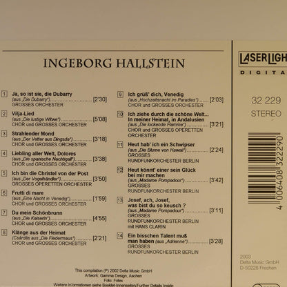 Ingeborg Hallstein. 14 bekannte Lieder
