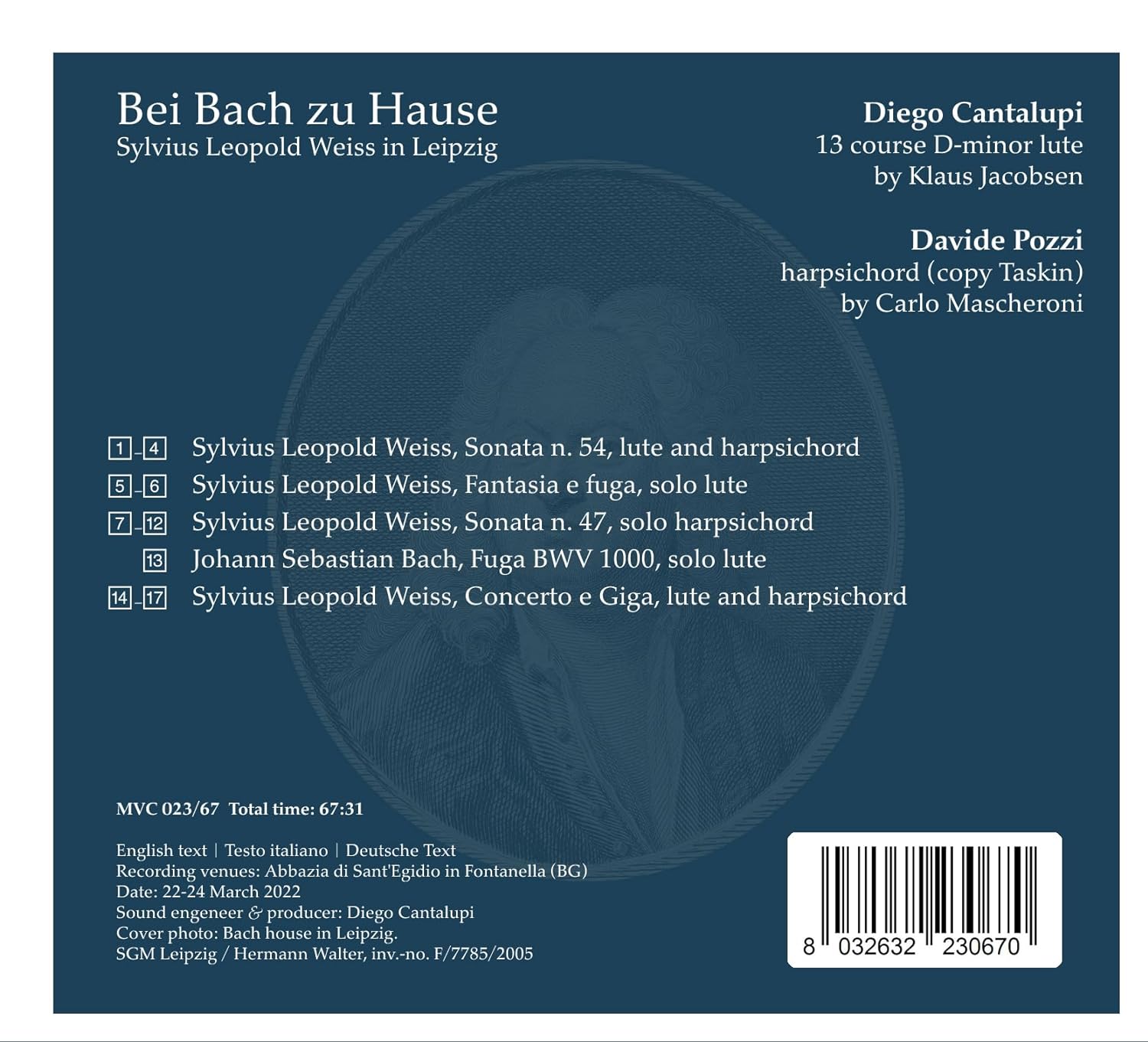 Bei Bach zu Hause - Sylvius Leopold Weiss in Leipzig