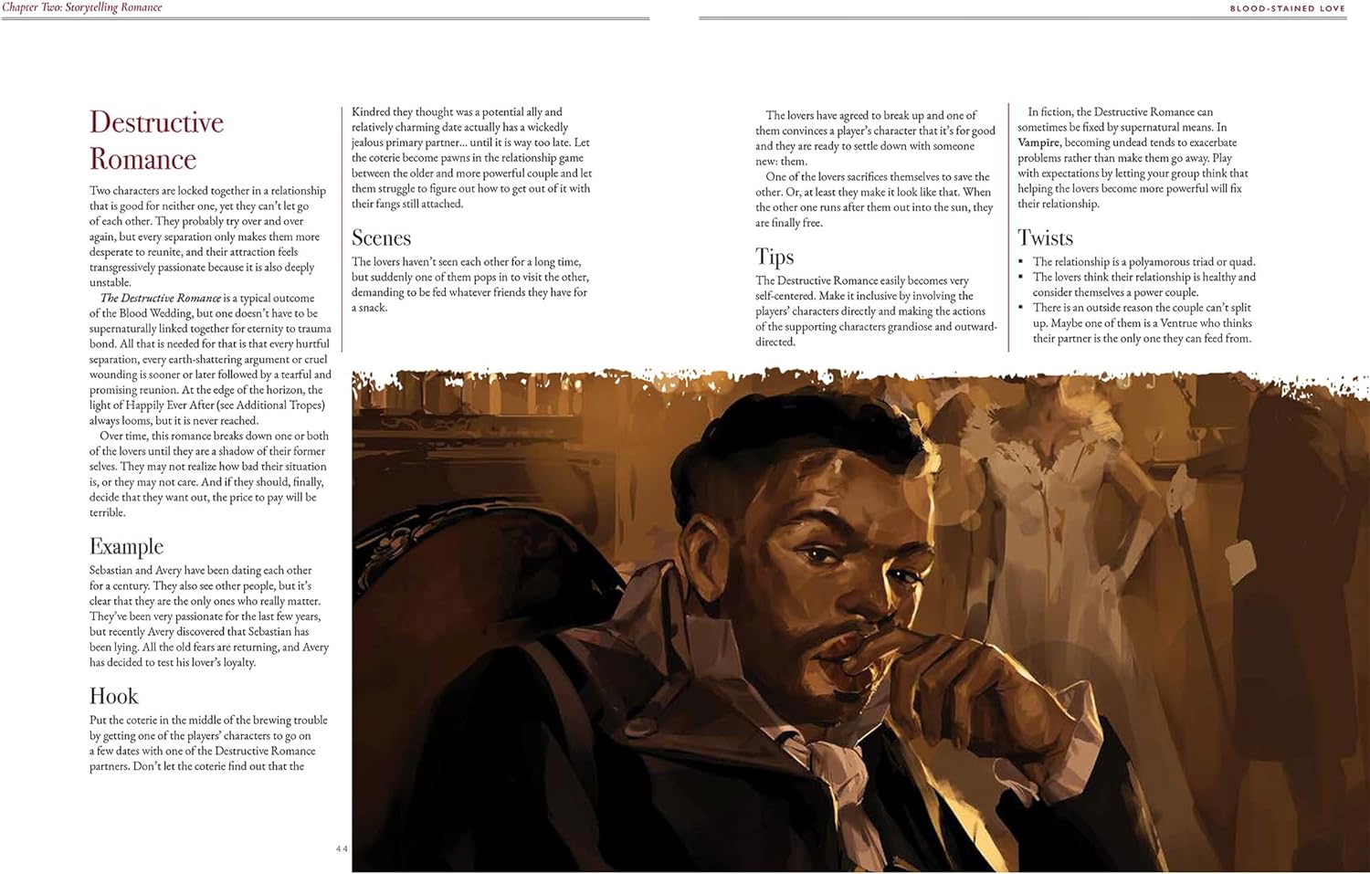 Renegade Game Studios: Vampire: The Masquerade 5th Edition Roleplaying Game Blood-Stained Love Sourcebook