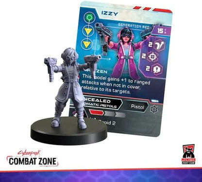 Monster Fight Club Cyberpunk Red Combat Zone Miniatures Expansion: Generation Red Starter Gang