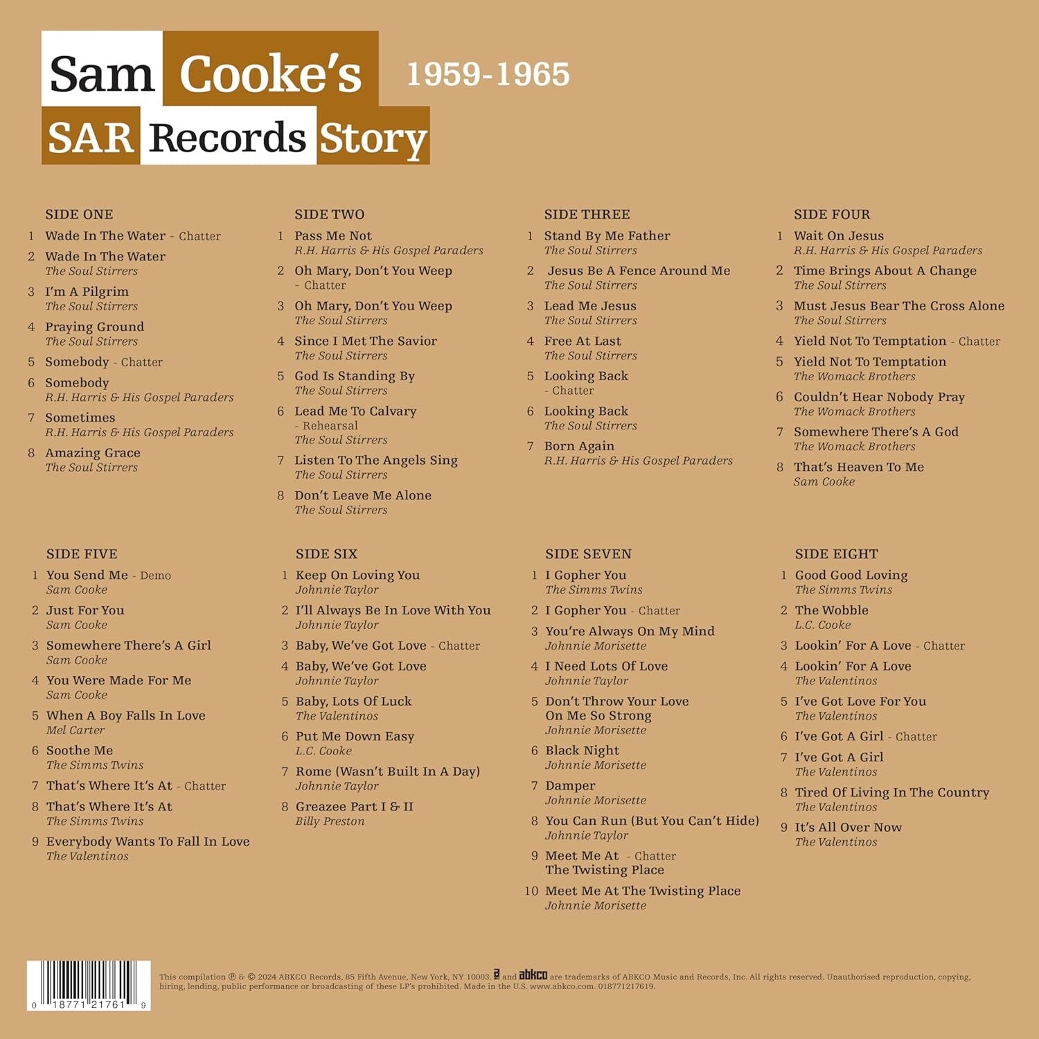 Sam Cooke's SAR Records Story 1959-1965