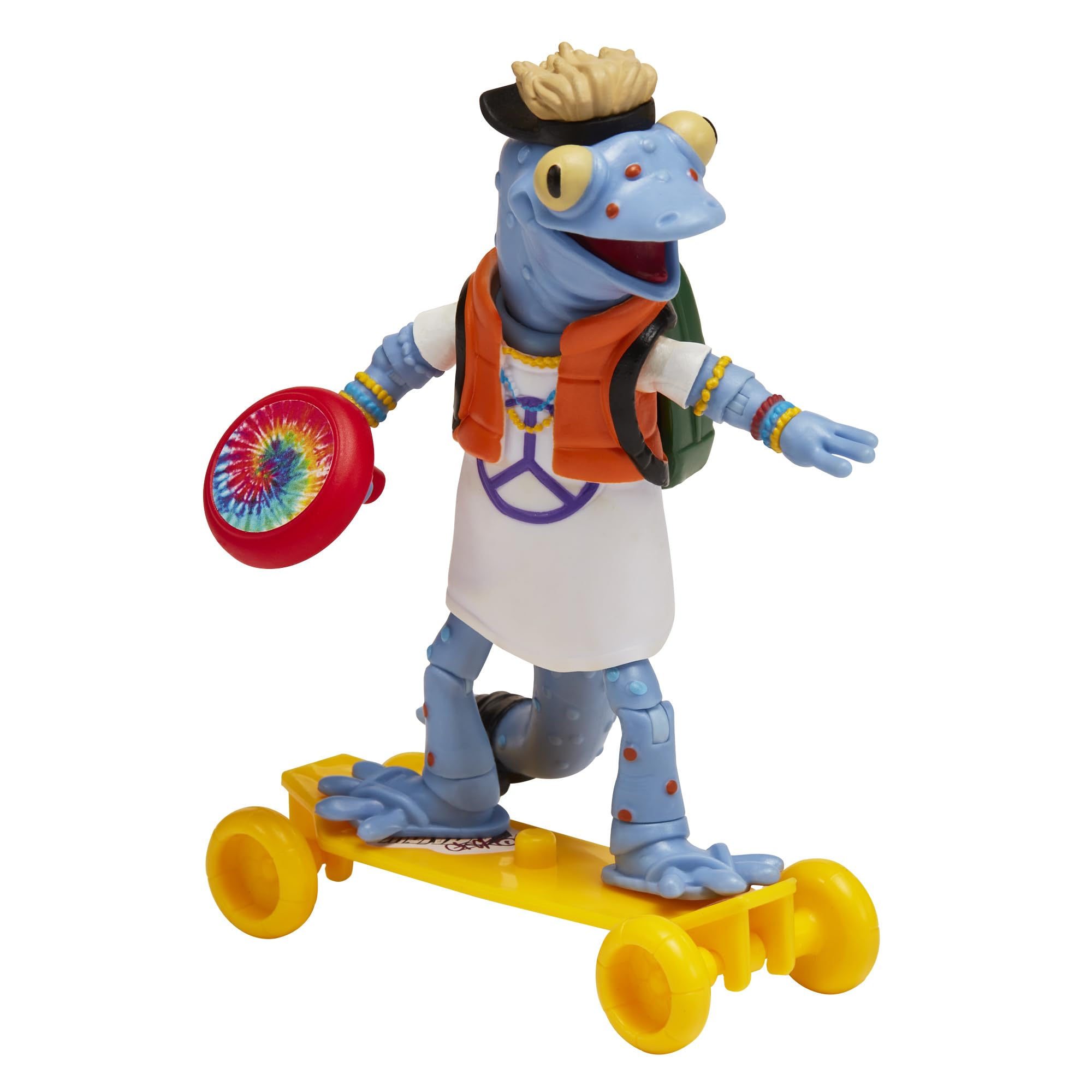 Teenage Mutant Ninja Turtles 83295 Mutant Mayhem 4.25 Inch Mondo Gecko Basic Action Figure. Ideal Present for Boys 4 to 7 Years and TMNT Fans