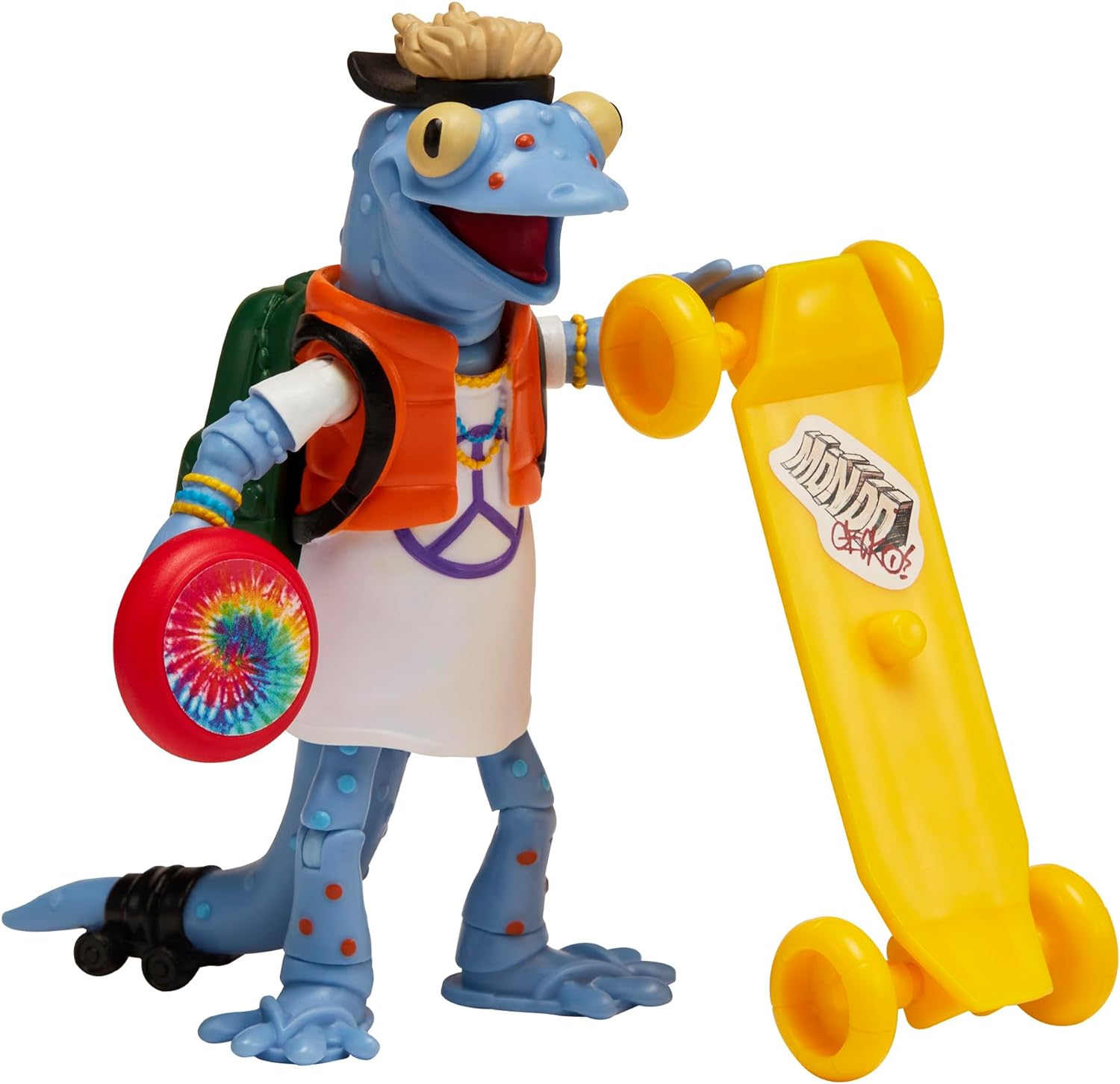 Teenage Mutant Ninja Turtles 83295 Mutant Mayhem 4.25 Inch Mondo Gecko Basic Action Figure. Ideal Present for Boys 4 to 7 Years and TMNT Fans