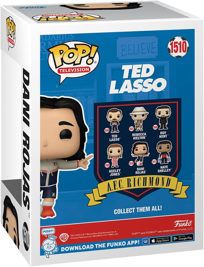 Funko Pop! TV: Ted Lasso - Dani Rojas - Figura de Vinilo Coleccionable - Idea de Regalo- Mercancia Oficial - Juguetes para Niños y Adultos - TV Fans - Muñeco para Coleccionistas y Exposición