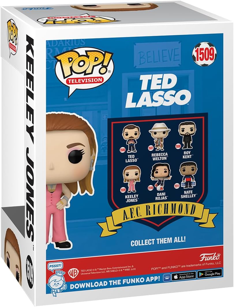 Funko Pop! TV: Ted Lasso - Keeley - (Pink) - Figura de Vinilo Coleccionable - Idea de Regalo- Mercancia Oficial - Juguetes para Niños y Adultos - TV Fans - Muñeco para Coleccionistas y Exposición