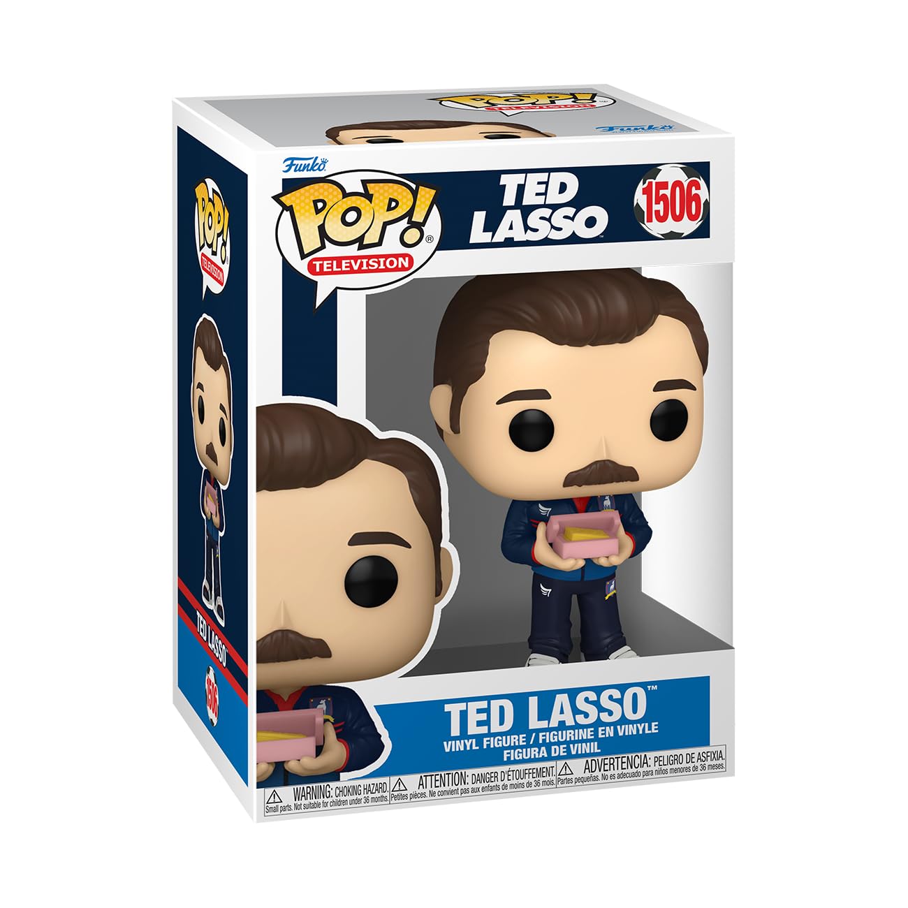 Funko Pop! TV: Ted Lasso with Biscuits - Figura de Vinilo Coleccionable - Idea de Regalo- Mercancia Oficial - Juguetes para Niños y Adultos - TV Fans - Muñeco para Coleccionistas y Exposición