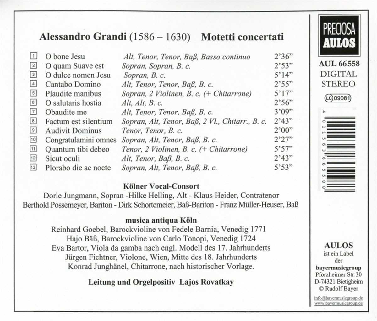 Motetti Concertati