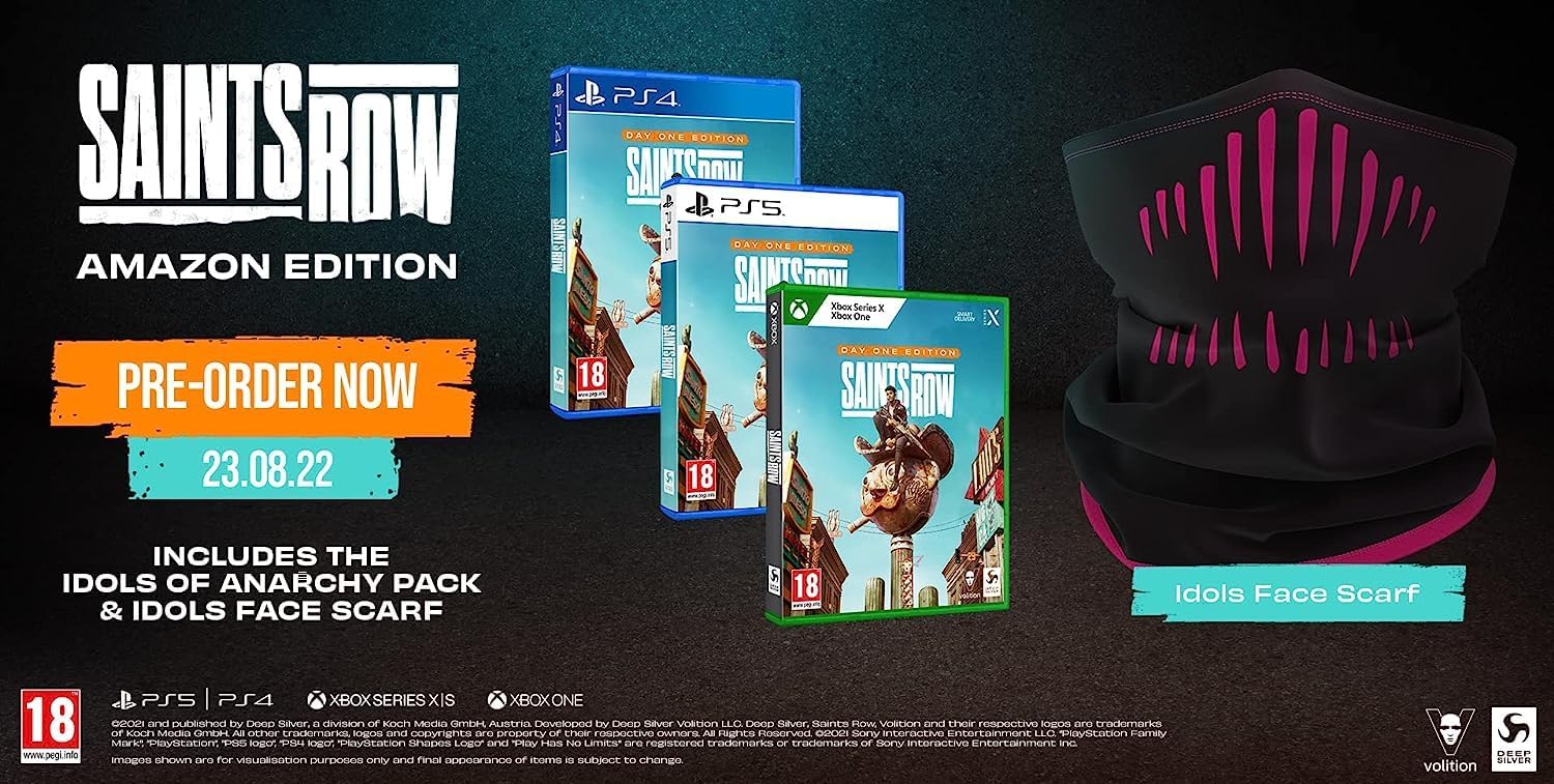 Saints Row Day One Edition (Includes Saints Row Idols Face Scarf Exclusive to Amazon.co.uk)