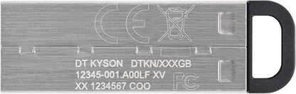 Kingston DataTraveler Kyson USB 3.2 Gen 1 Flash Drive 512GB - Stylish Capless Metal Case