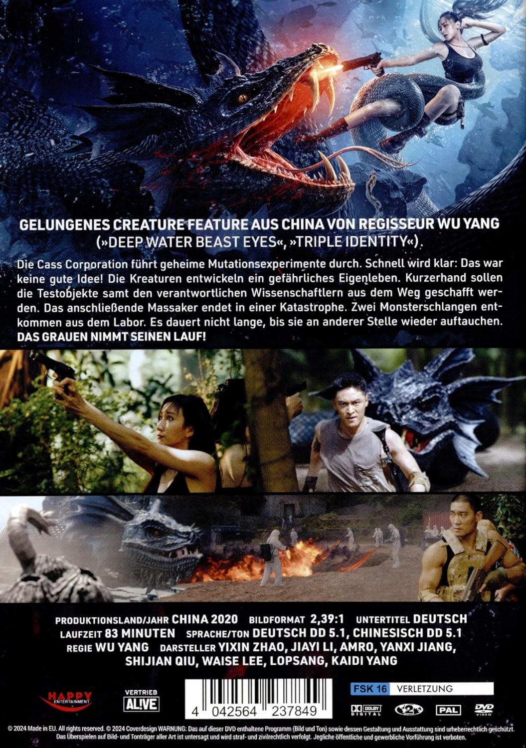 YANG, WU - DEEP SEA MUTANT SNAKE - KILLERSCHLANGE AUS DER TIEFE
