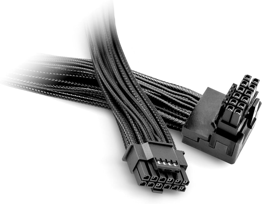 Be quiet! 24-Pin 12VHPWR 90° Power Cable 12V-2x6 for use with Any ATX 3 be quiet! Power Supply | Black | BC073