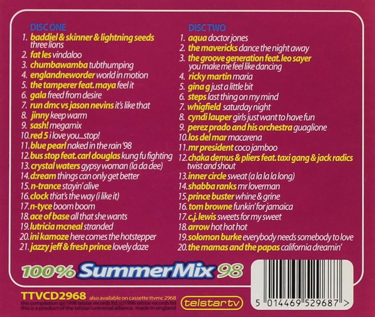 100% Summer Mix 98