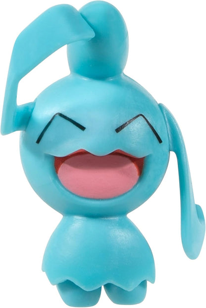 Pokémon Juego de Ataque Sorpresa-Chimchar con Poké Ball vs Wynaut con Bola de Amigo, Color Negro (Jazwares PKW3166