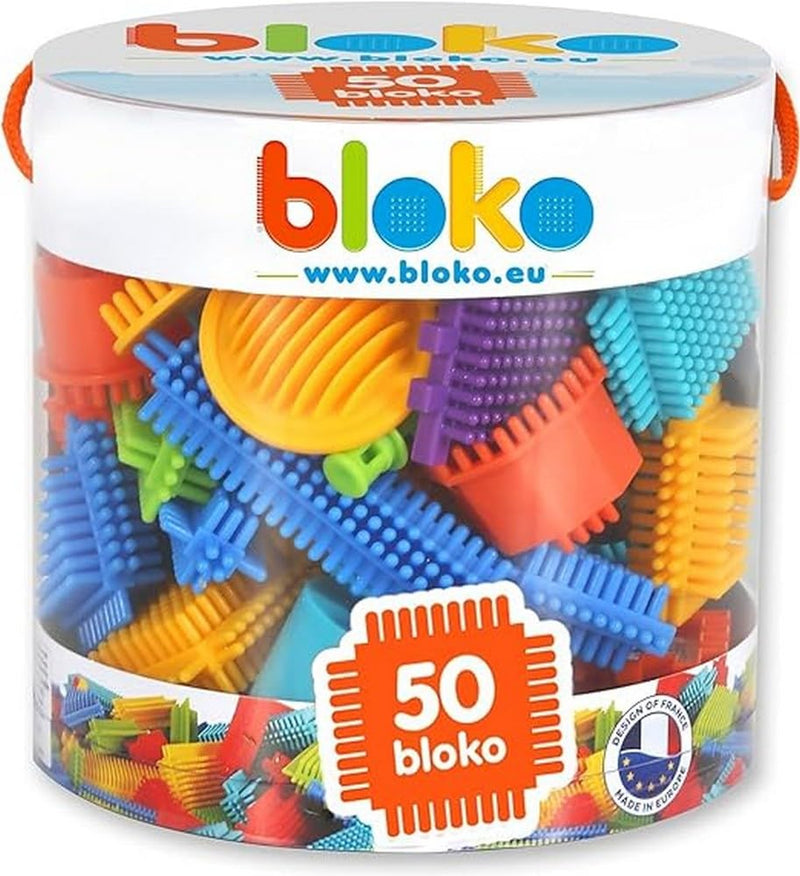 Bloko, BL503502 Constrution Block, 50 Pieces 50 Bloko