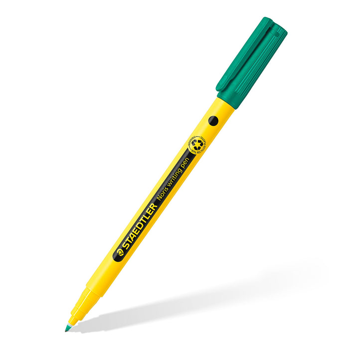 STAEDTLER 307-5 Noris Handwriting Pen - Green (Box of 10