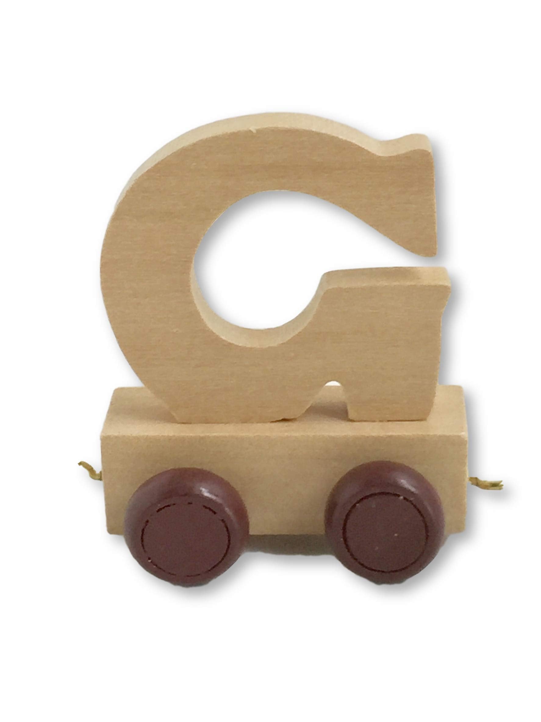 Childrens Personalised Wooden Alphabet Letter Train A-Z Name Set All Letters Available (Letter G