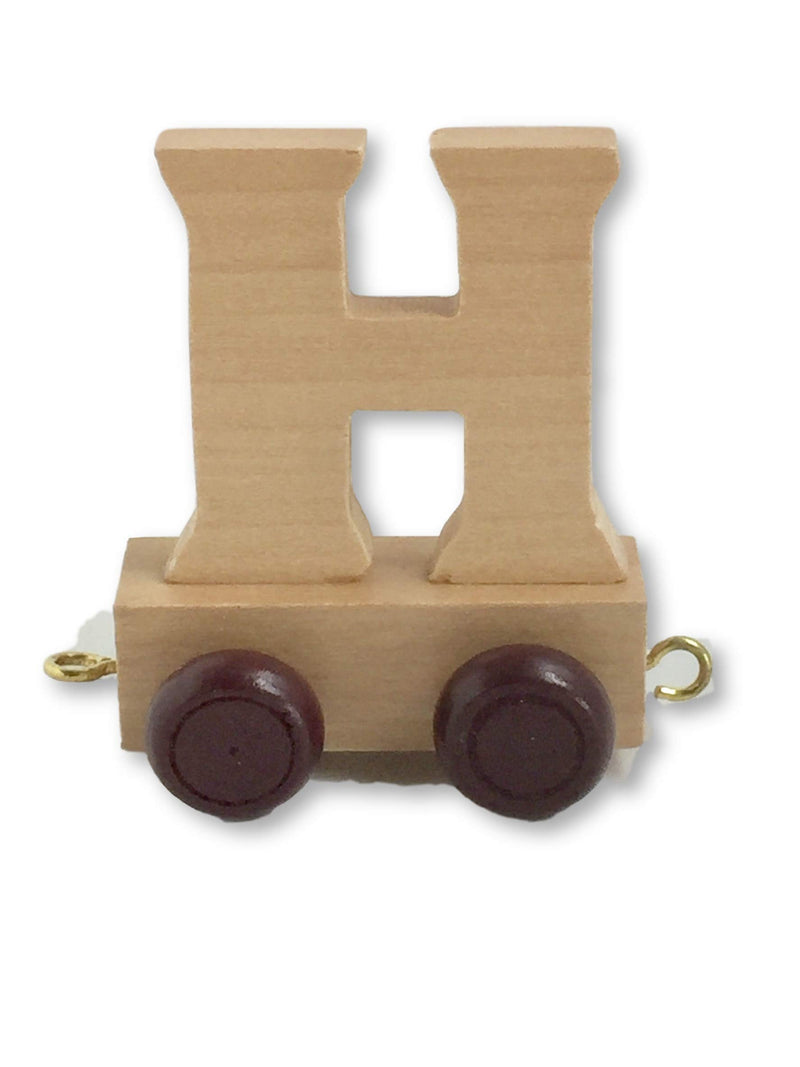 Childrens Personalised Wooden Alphabet Letter Train A-Z Name Set All Letters Available (Letter H)