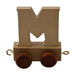 Childrens Personalised Wooden Alphabet Letter Train A-Z Name Set All Letters Available (Letter M)
