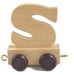 Childrens Personalised Wooden Alphabet Letter Train A-Z Name Set All Letters Available (Letter S