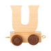 Childrens Personalised Wooden Alphabet Letter Train A-Z Name Set All Letters Available (Letter U