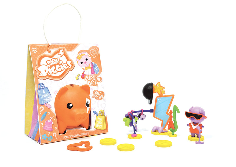 Pocket Money Piggies - Pop Star Pack