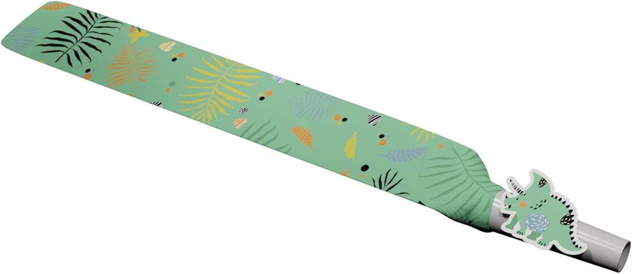 Folat 68368 Party Flutes Dino Roars 24 cm-Pack of 6, Multicoloured