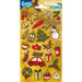 Funny Products Brand Stickers Model Pack of Glitter Christmas Stickers