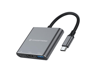 DONN18G notebook dock/port replicator Wired USB 3.2 Gen 1 (3.1 Gen 1) Type-C Grey