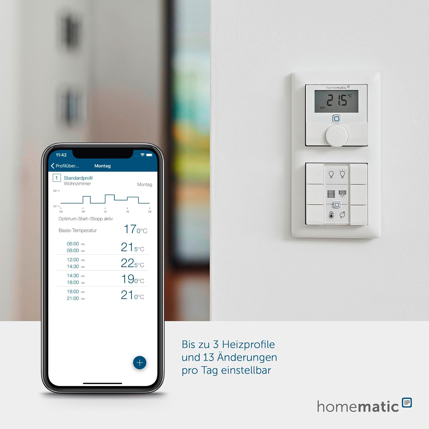 Homematic IP 200 Display, with adjustment wheel, new