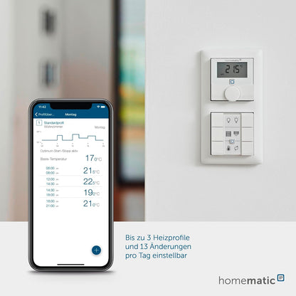 Homematic IP 200 Display, with adjustment wheel, new