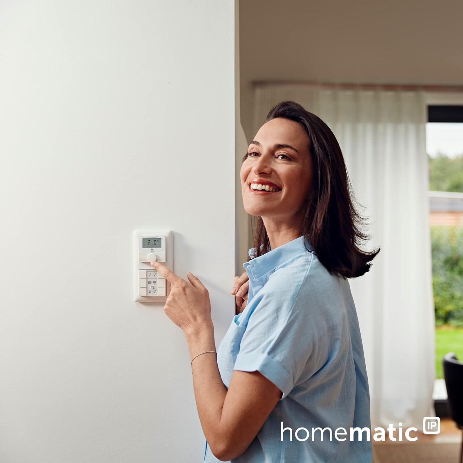Homematic IP 200 Display, with adjustment wheel, new