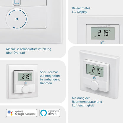 Homematic IP 200 Display, with adjustment wheel, new