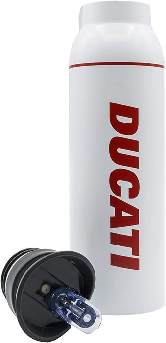 Ducati Borraccia Urban per Bici e Monopattini, Unisex Adulto, Bianca, Taglia Unica