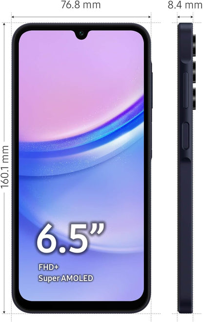 Samsung SM-A155F Galaxy A15 Dual SIM 4GB RAM 128GB Blue Black EU