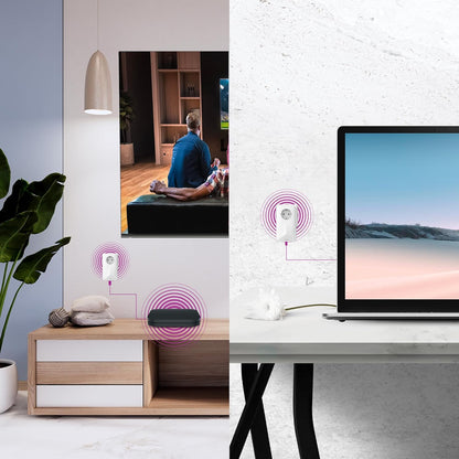 STRONG Powerline 1000 Duo, PowerLAN-Adapter Set mit 2 Stück, 1000 Mbit/s, Hochgeschwindigkeits-Netzwerk für das ganze Haus, Ethernet LAN Anschluss, Internetverbindung über Steckdose