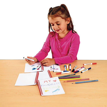 Colorations - Colorations - Notitieboek Blanco met Witte Kaft Set van 24