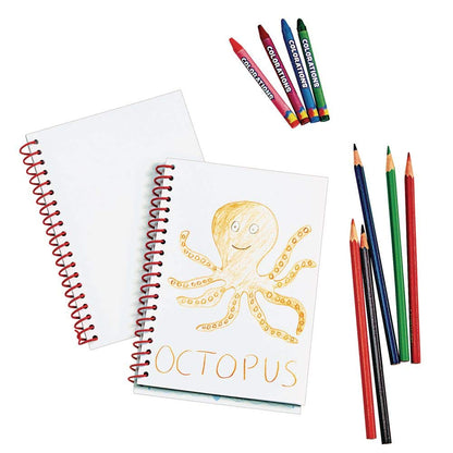 Colorations - Colorations - Notitieboek Blanco met Witte Kaft Set van 24